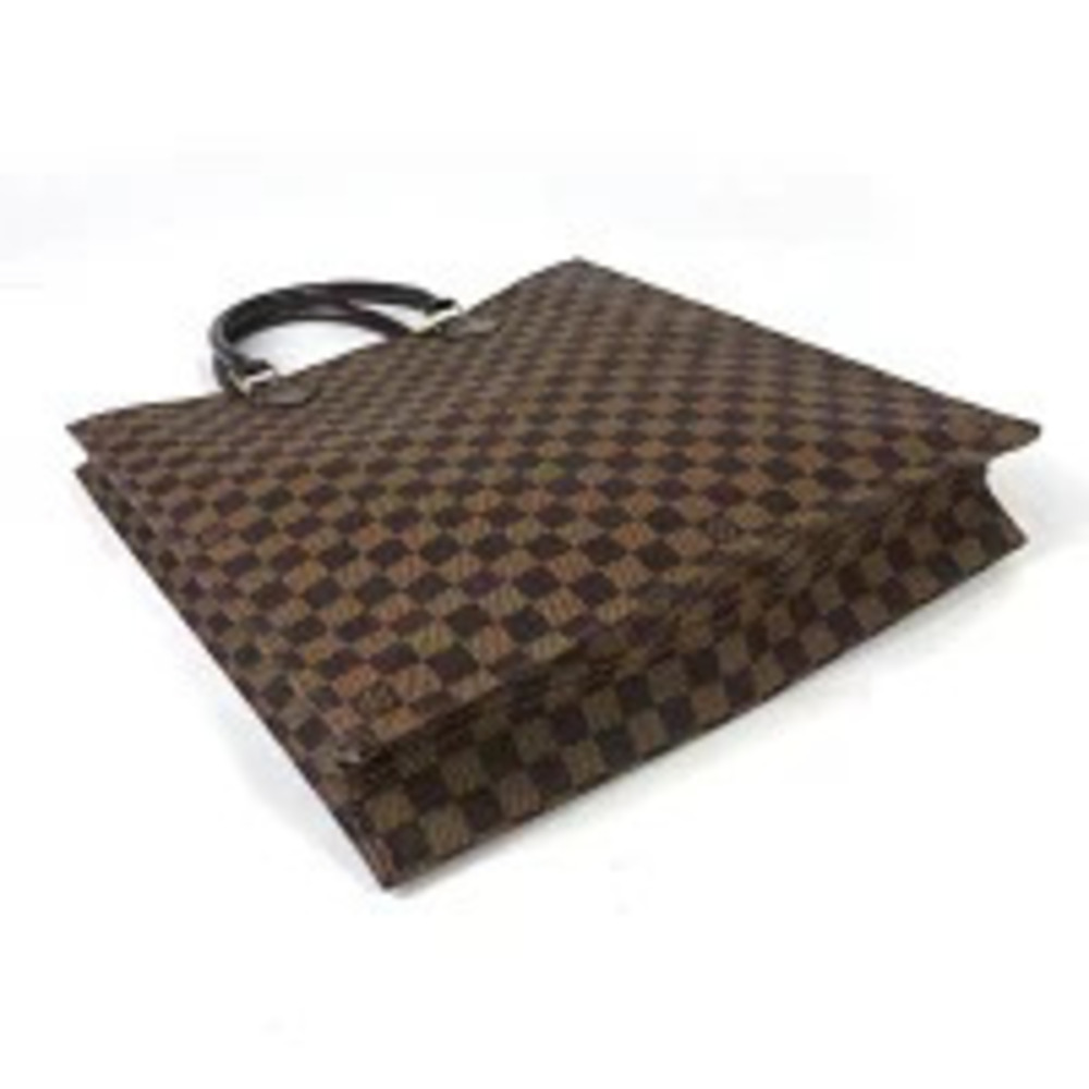 Louis Vuitton Sac Damier Handbag Plat Brown Tote Bag
